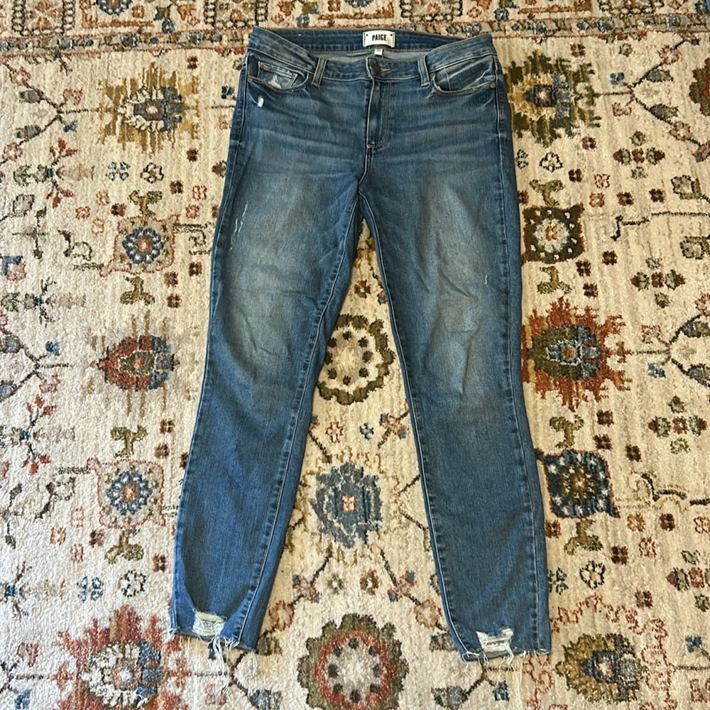 Paige jeans size 30, skinny